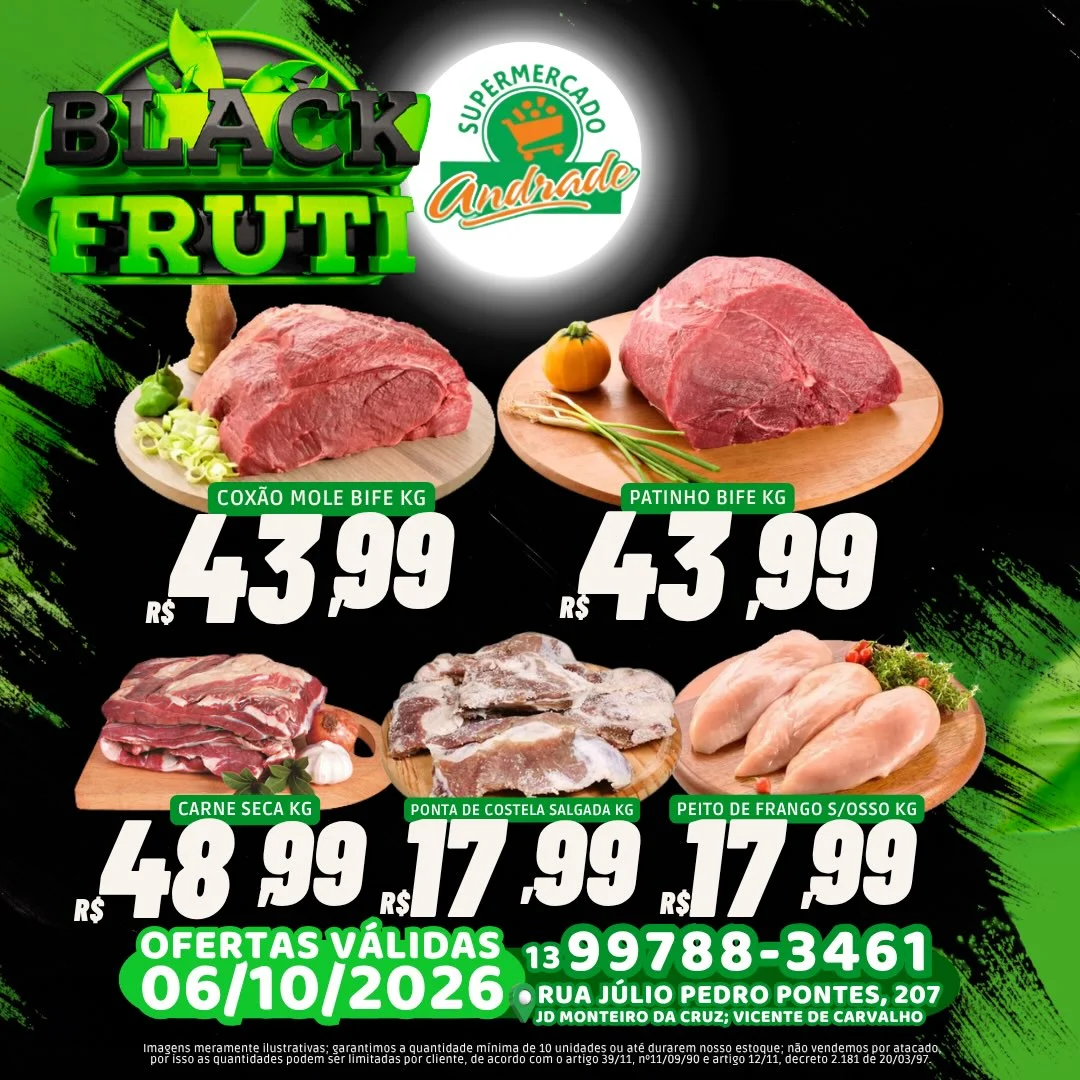 Ofertas Supermercado Andrade – 06/10/2026