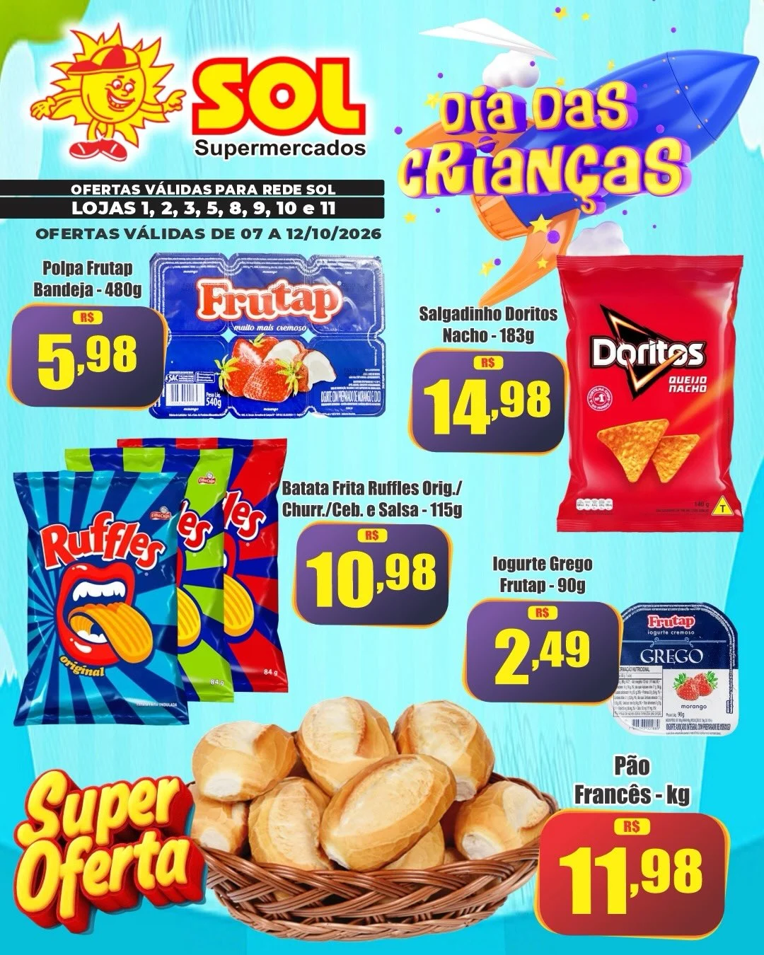 Ofertas Supermercado Sol LTDA