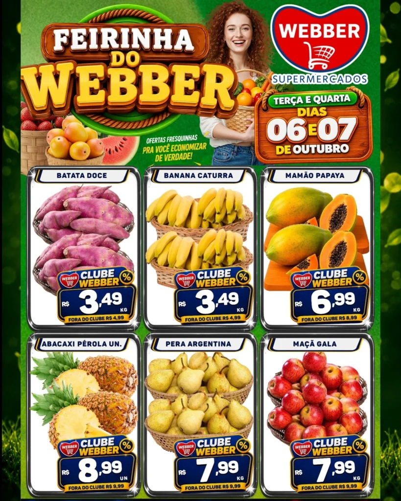 Ofertas SUPERMERCADOS WEBBER – 07/10/2026