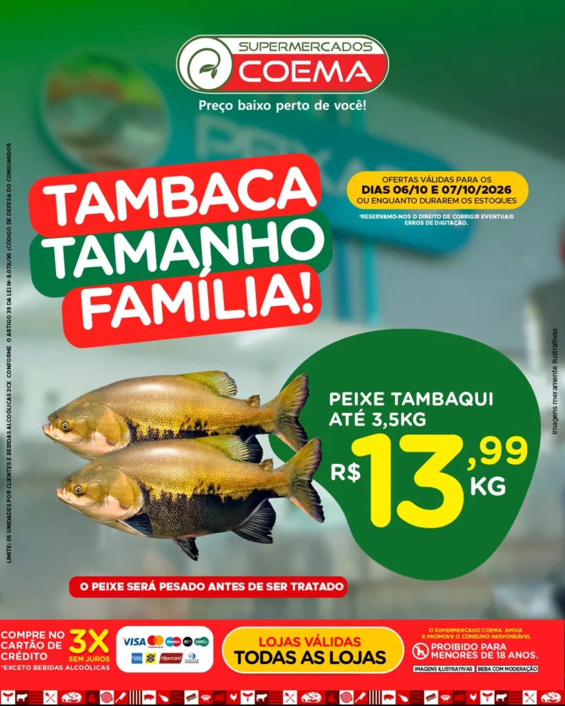 Ofertas Coema | Manaus e Manacapuru – 07/10/2026