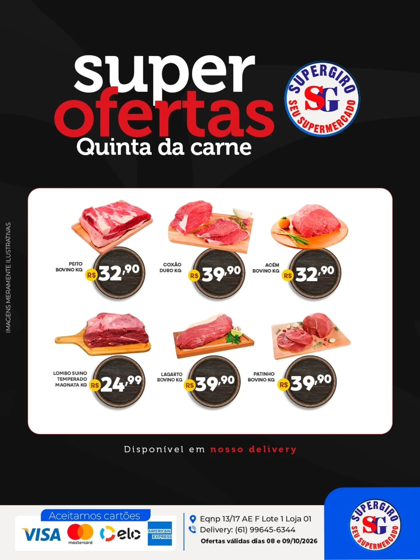 Ofertas Supermercado Supergiro – 09/10/2026