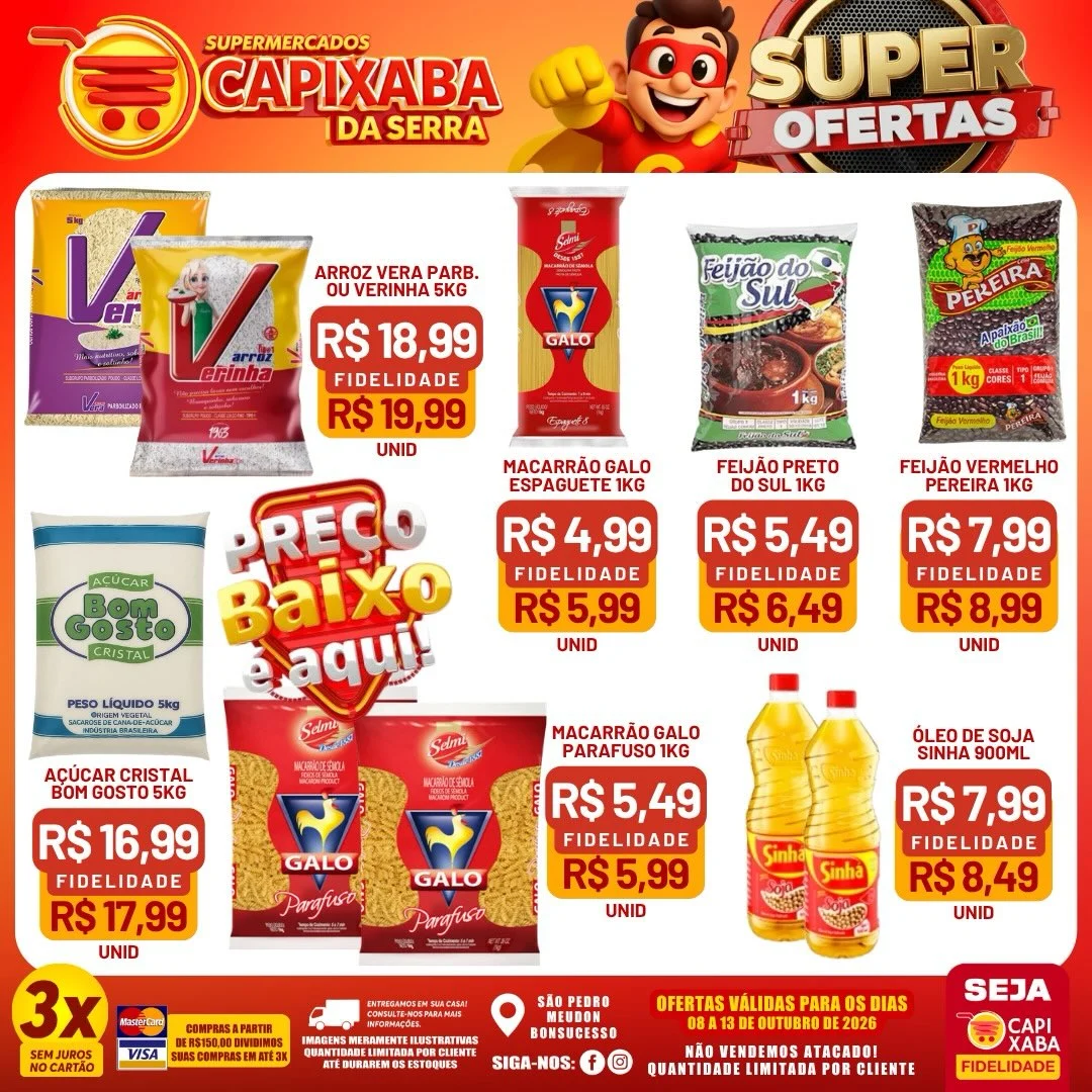 Ofertas Supermercados Capixaba da Serra