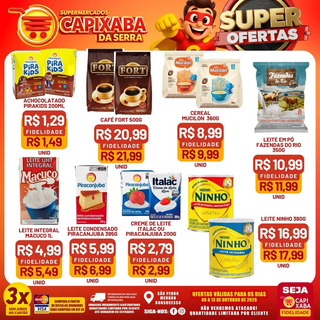 Ofertas Supermercados Capixaba da Serra