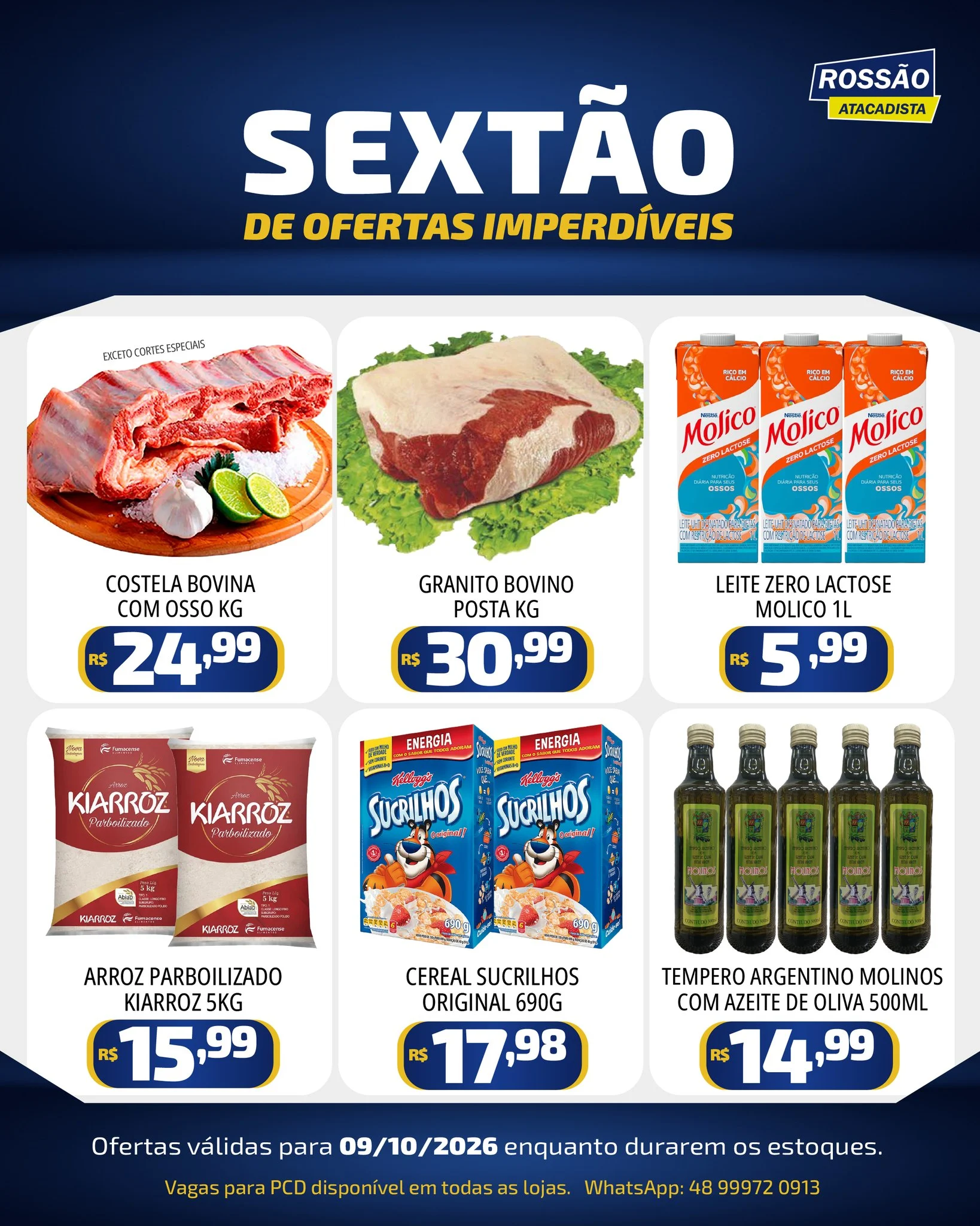 Ofertas Rossão Atacadista – 09/10/2026