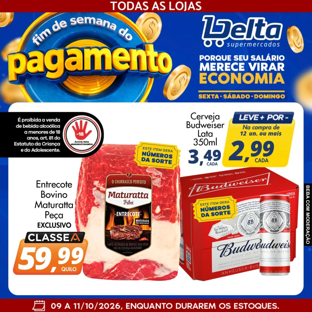Ofertas Delta Supermercados – 11/10/2026 Ofertas Delta Supermercados – 11/10/2026