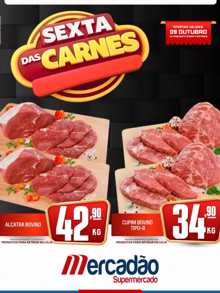 Ofertas Mercadão Supermercado – 09/10/2026