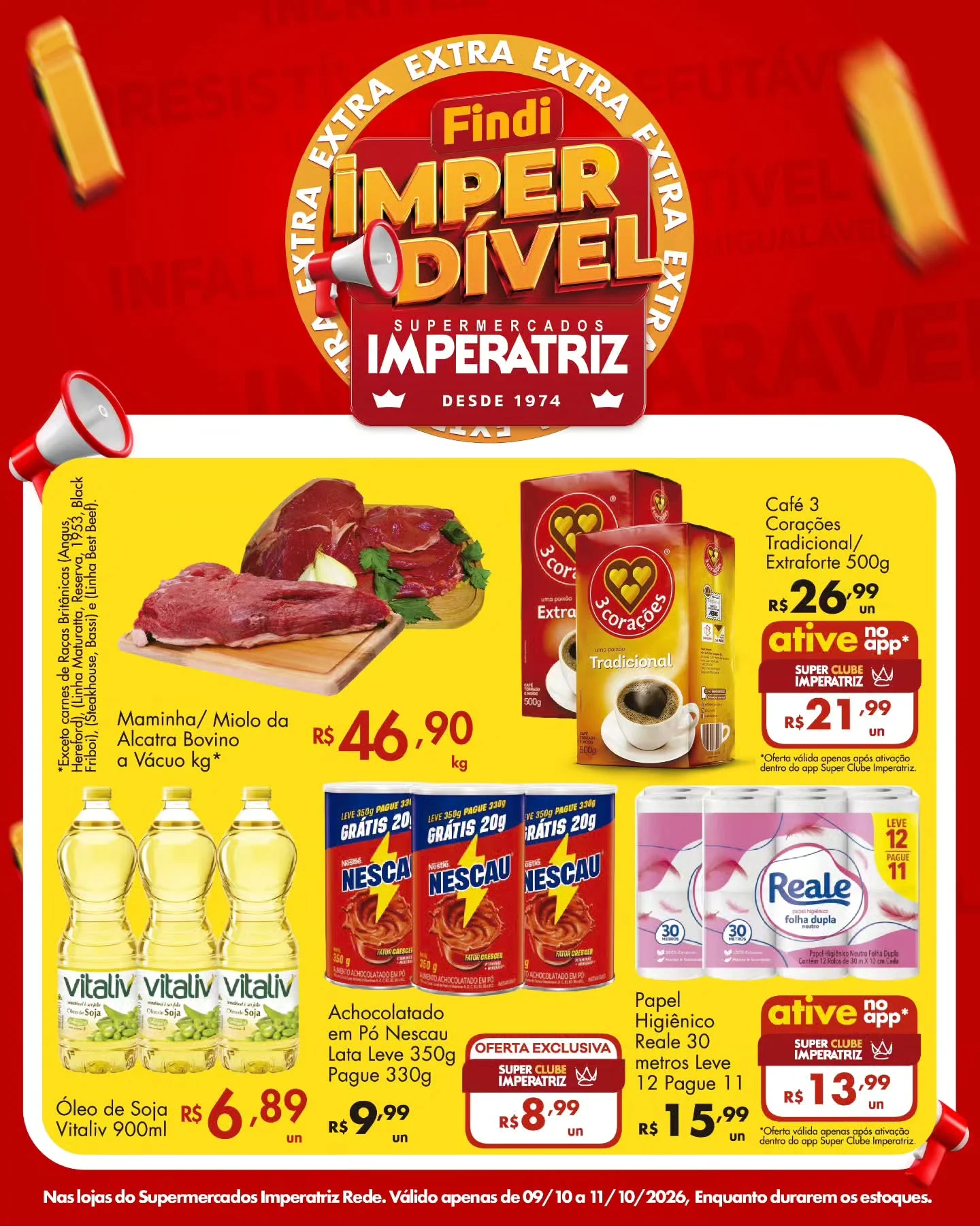 Ofertas Rede Supermercados Imperatriz – 18/10/2026