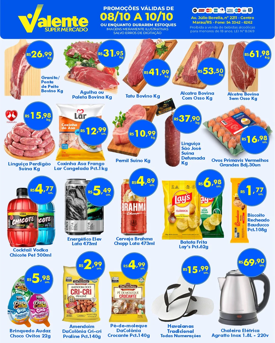 Ofertas Valente Supermercado – 10/10/2026 Ofertas Valente Supermercado – 10/10/2026