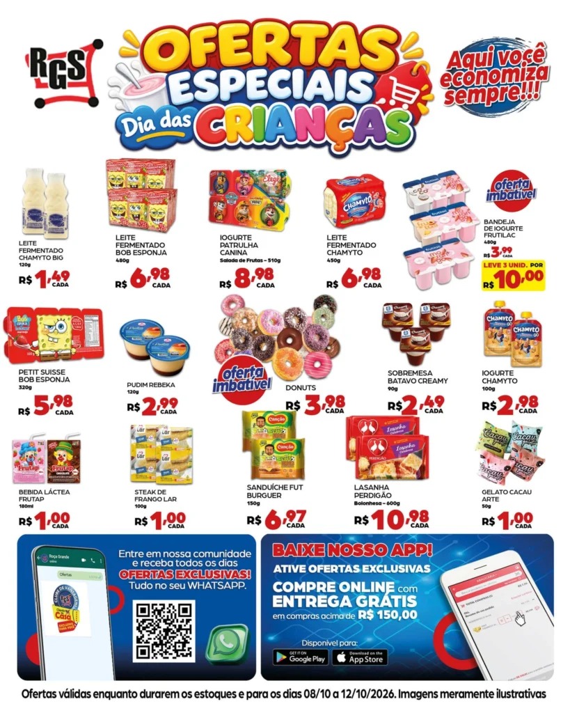 Ofertas Roça Grande Supermercados – 12/10/2026