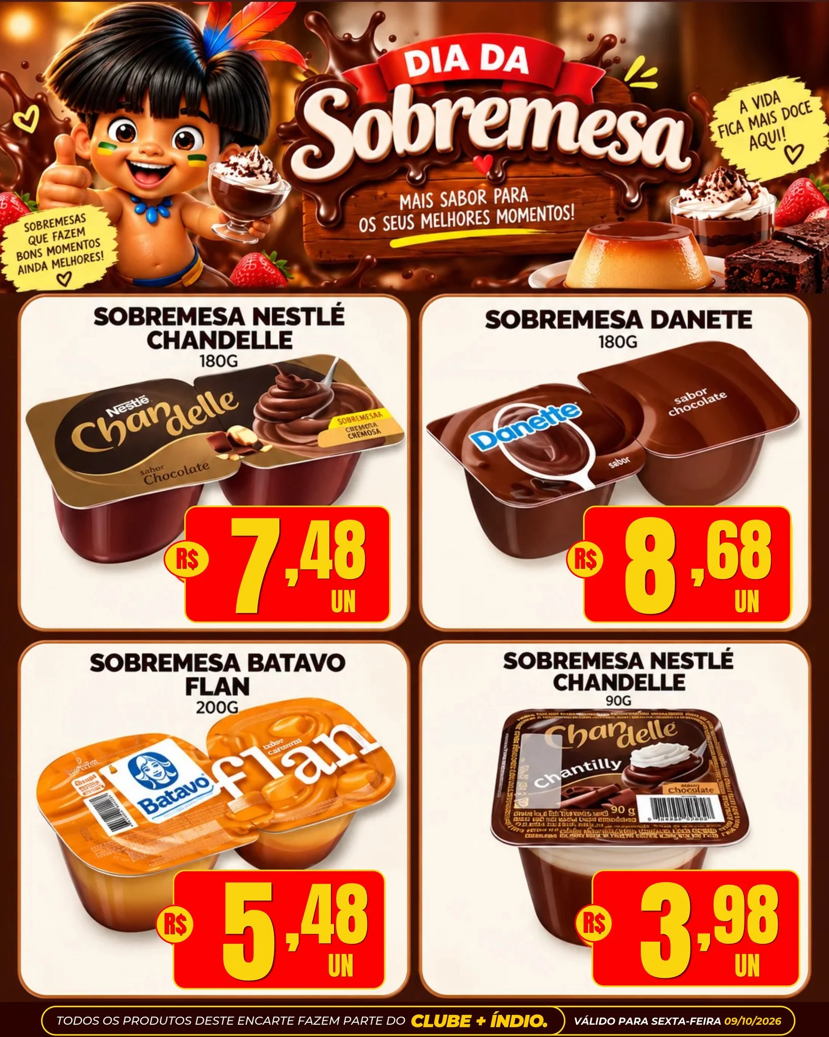 Ofertas Supermercados Índio – 09/10/2026