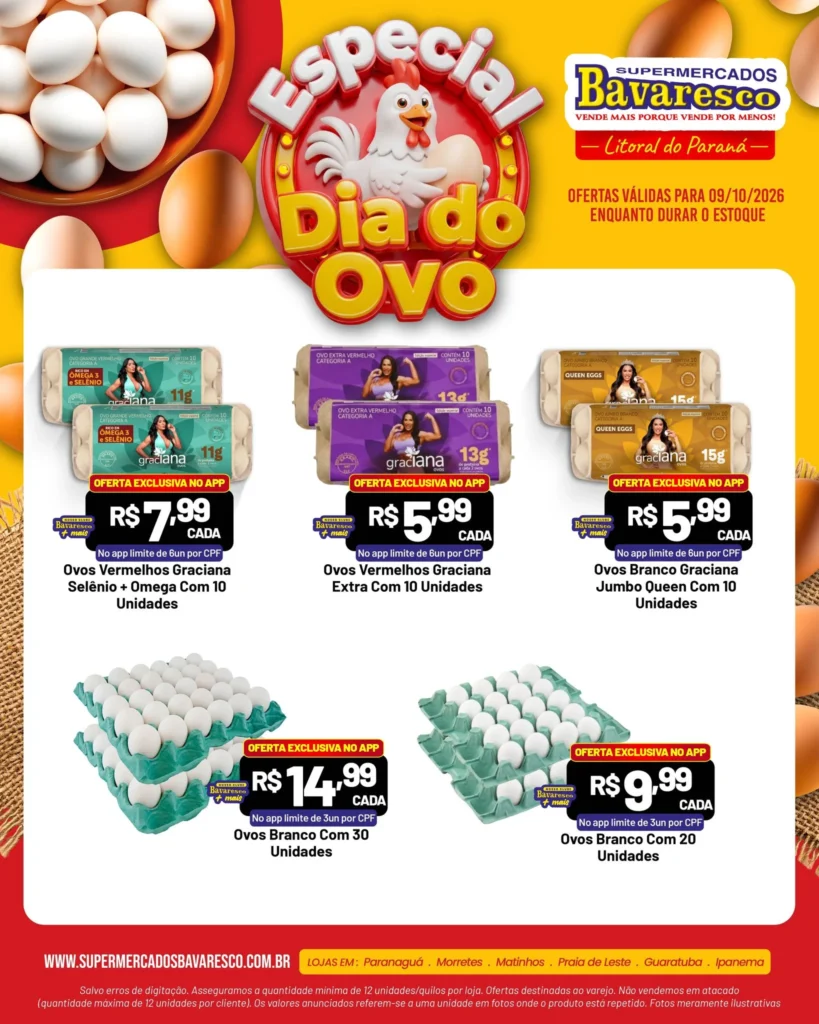 Ofertas Supermercados Bavaresco – 09/10/2026