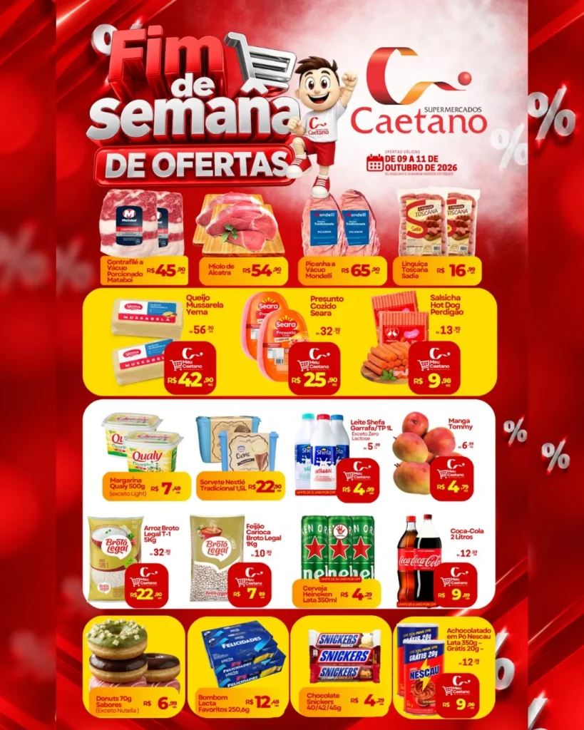 Ofertas Supermercados Caetano – 11/10/2026 Ofertas Supermercados Caetano – 11/10/2026