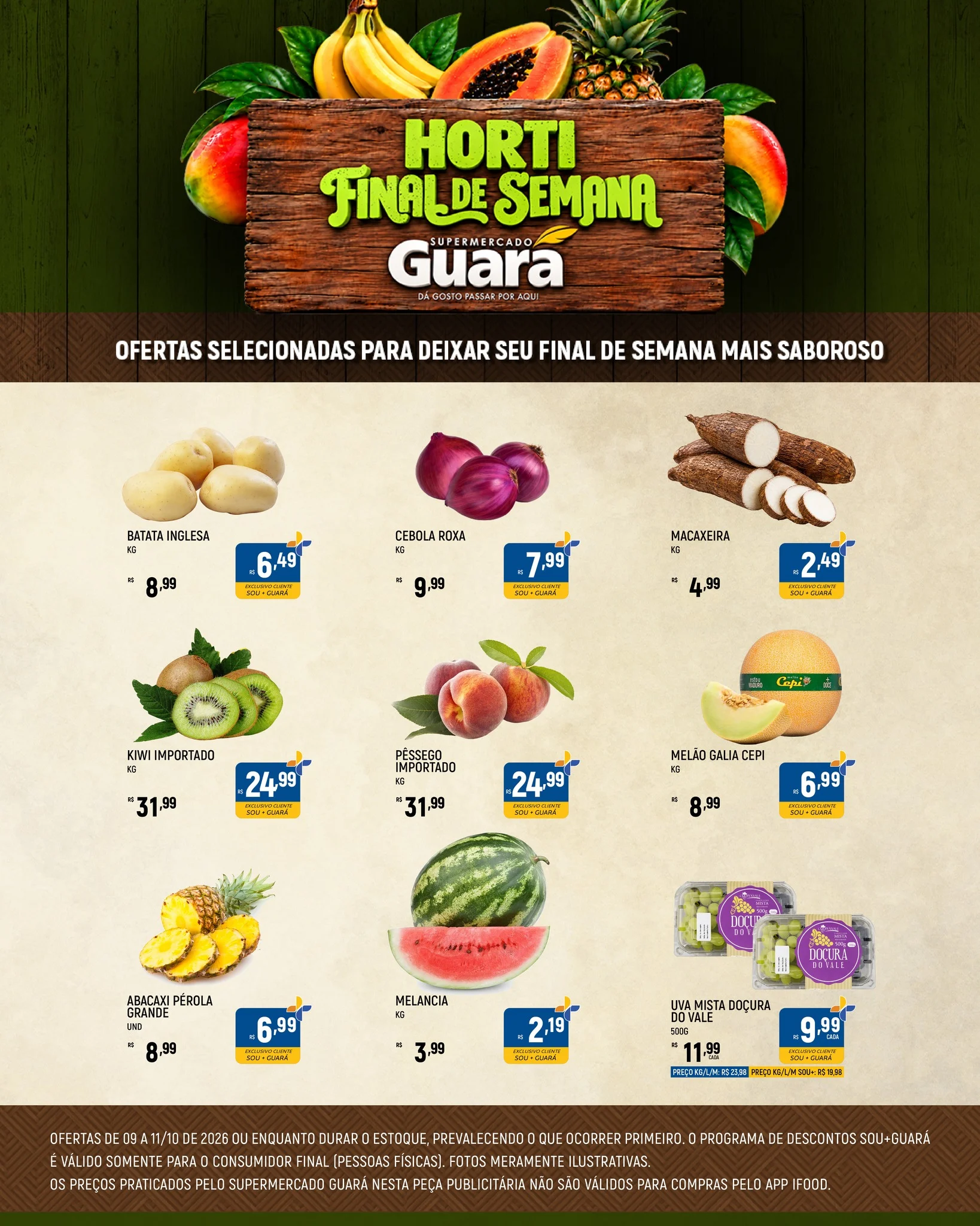 Ofertas Supermercado Guará – 11/10/2026