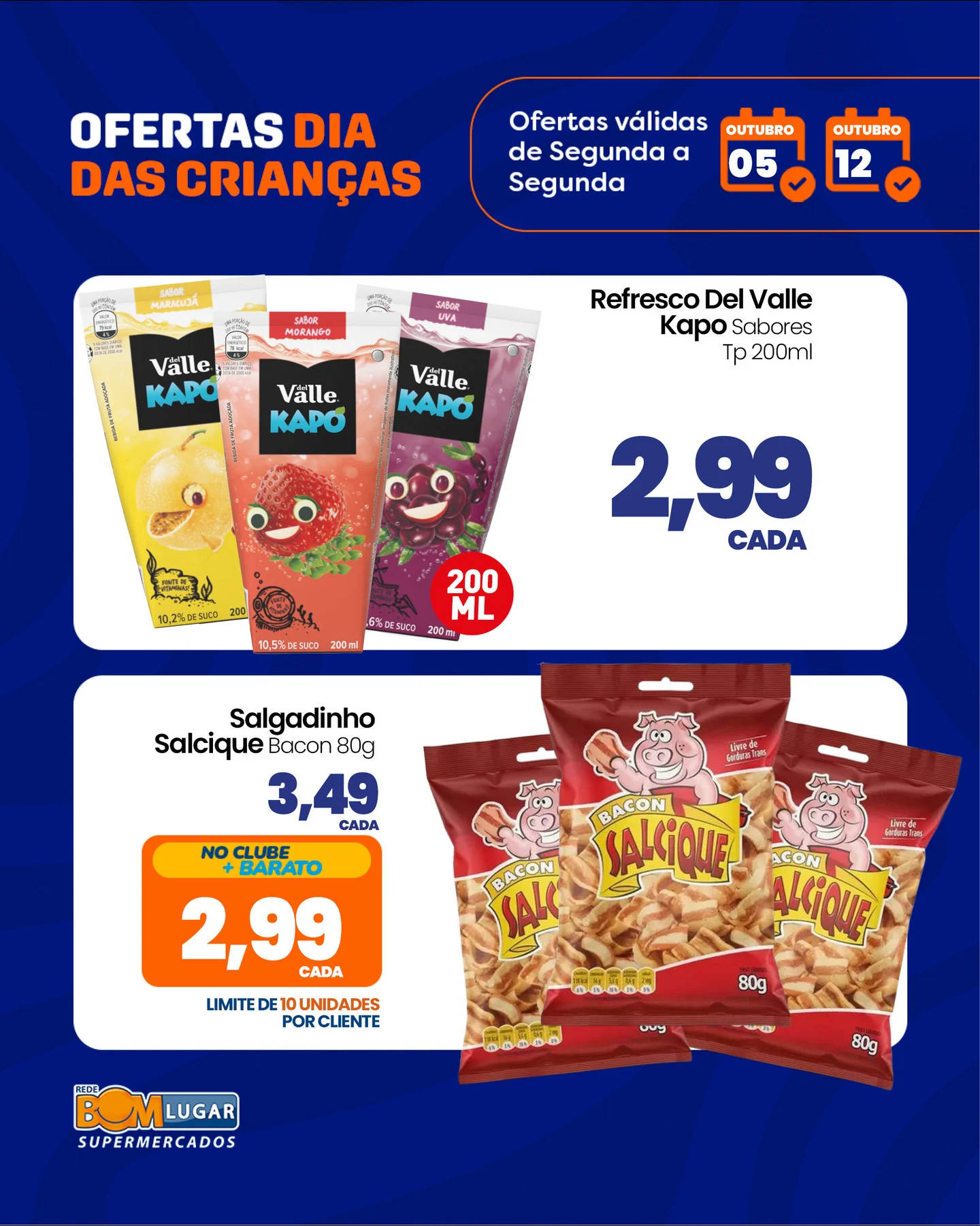 Ofertas Rede Bom Lugar Supermercados – 12/10/2026