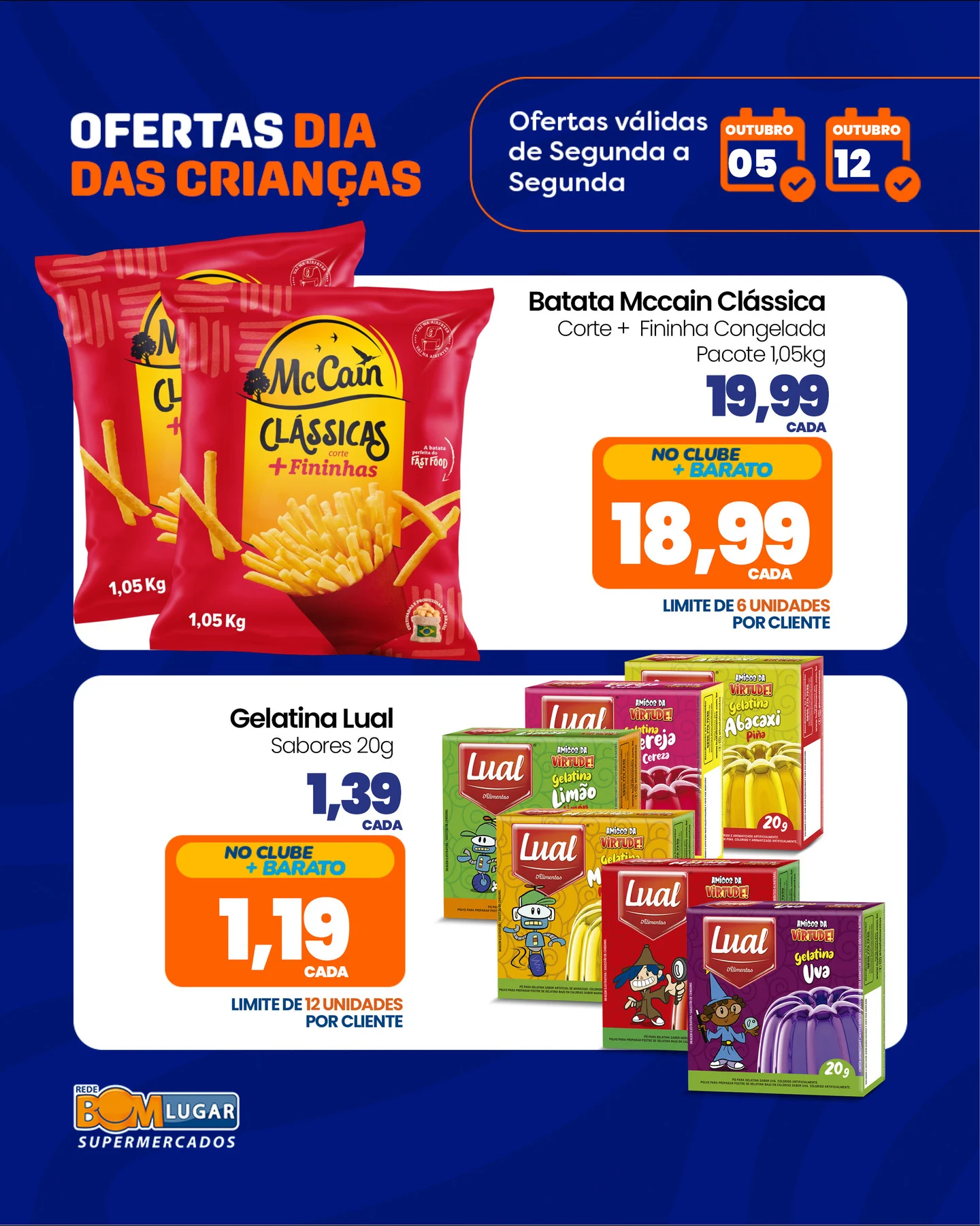 Ofertas Rede Bom Lugar Supermercados