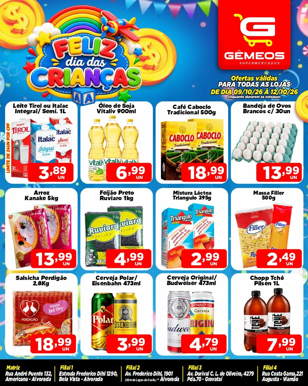 Ofertas Gemeos supermercado – até 12/10/2026