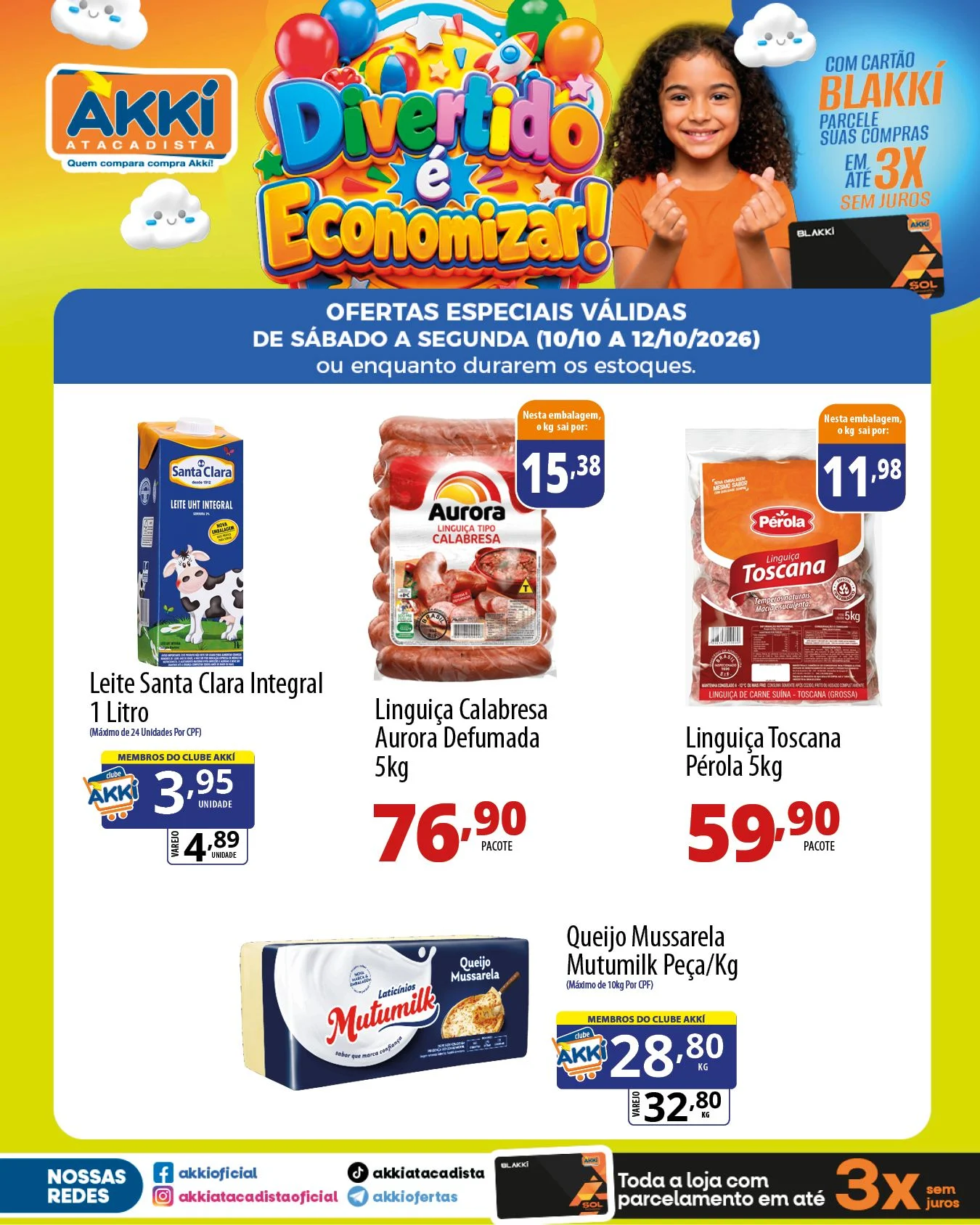 Ofertas Akkí Atacadista – até 12/10/2026