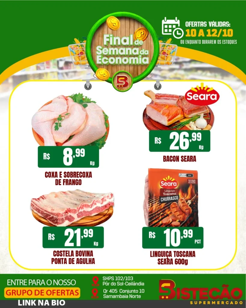 Ofertas Bistecão Supermercado – de 10/10/2023 a 12/10/2023