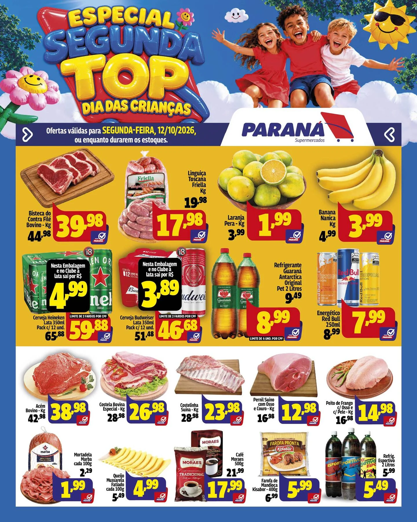 Ofertas Paraná Supermercados – até 12/10/2026
