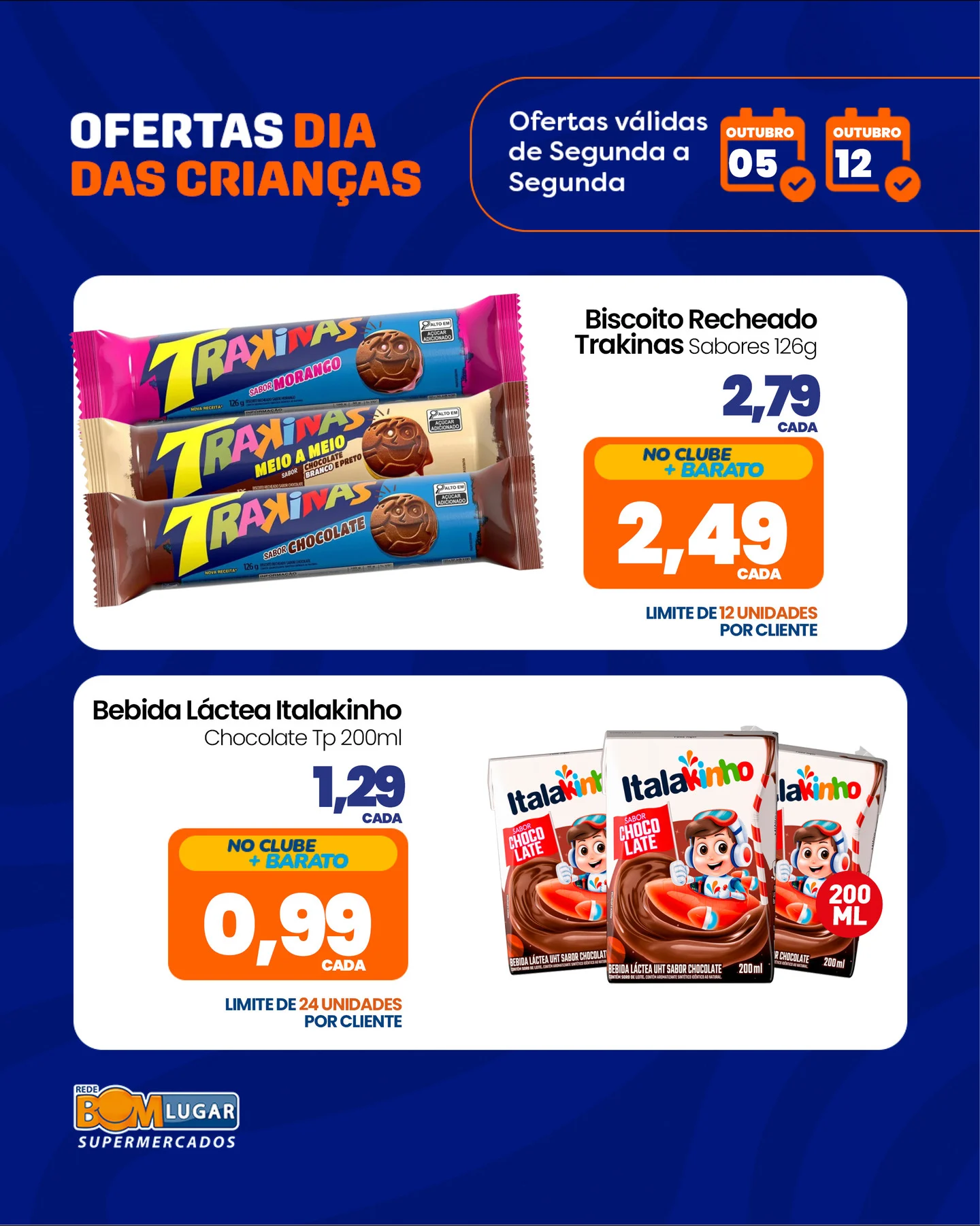 Ofertas Rede Bom Lugar Supermercados