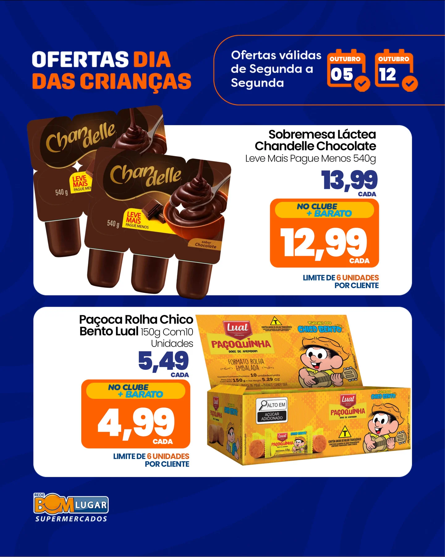 Ofertas Rede Bom Lugar Supermercados