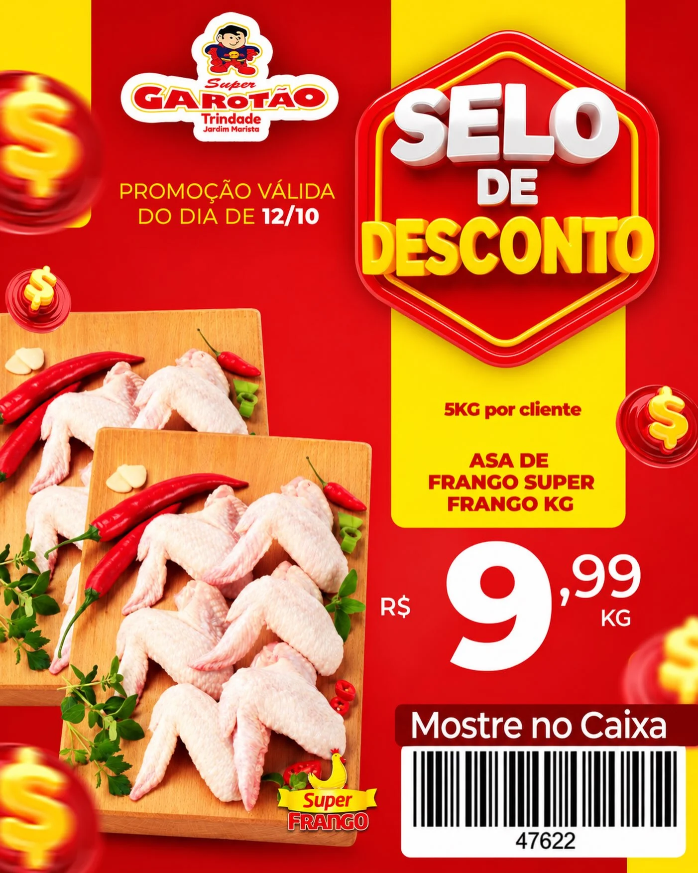 Ofertas Supermercado Garotão – de 12/10 a 12/10